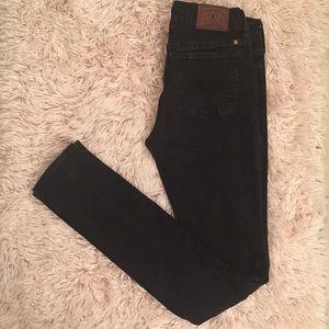 LUCKY BRAND SIZE 0/25 Black Charlie Skinny Jeans